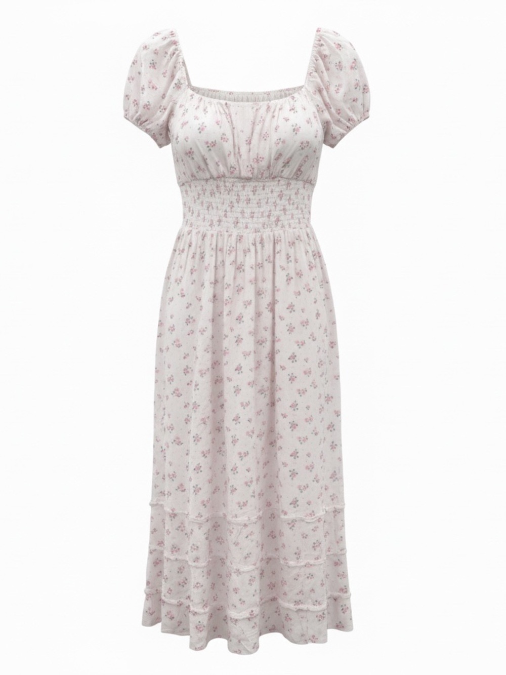 Altar’d State floral tie back midi dress, large